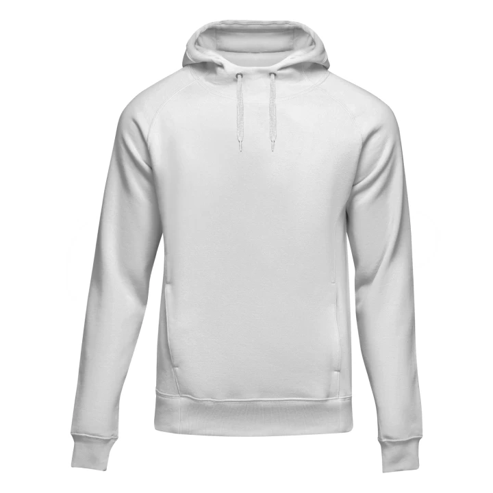 3D White Hoodie Mockup Front View Template