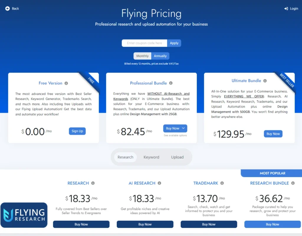 flying-pricing