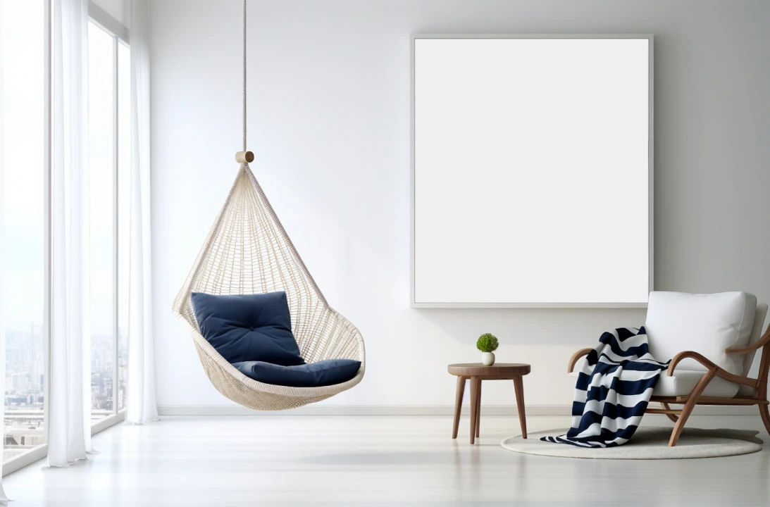 Living Room Frame Wall Art Mockup Template