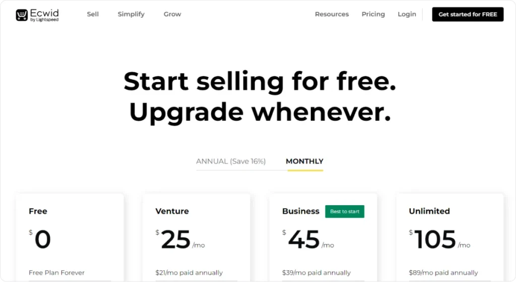 ecwid-pricing