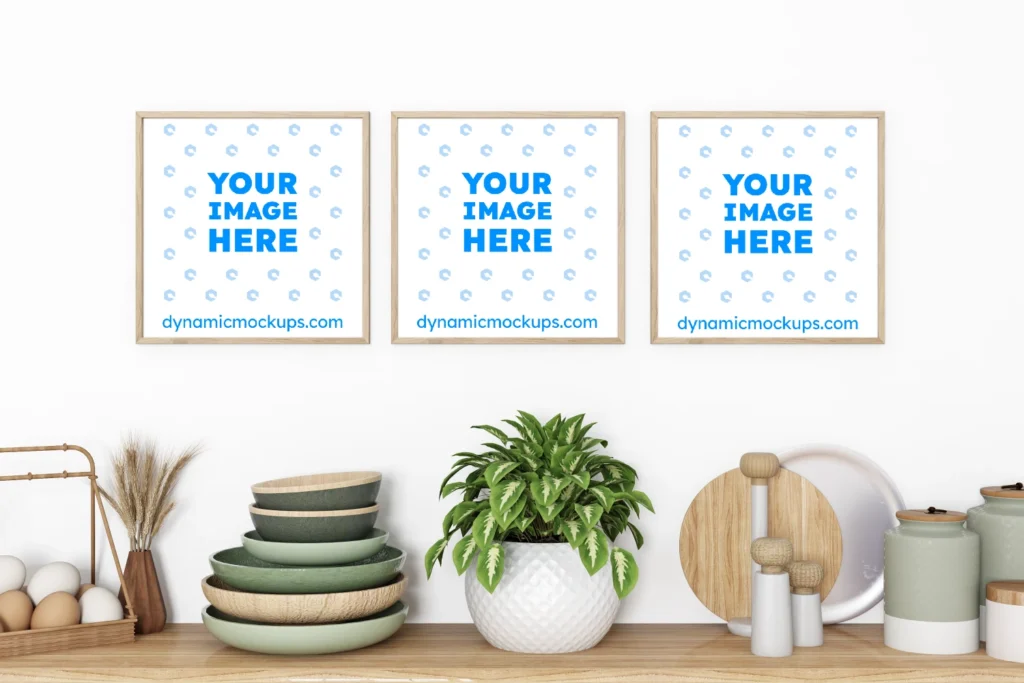 Interior Frame Wall Art Gallery Mockup Template