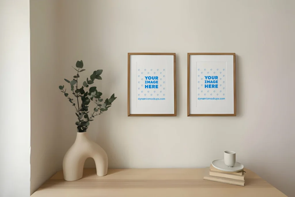 Interior Frame Wall Art Gallery Mockup Template