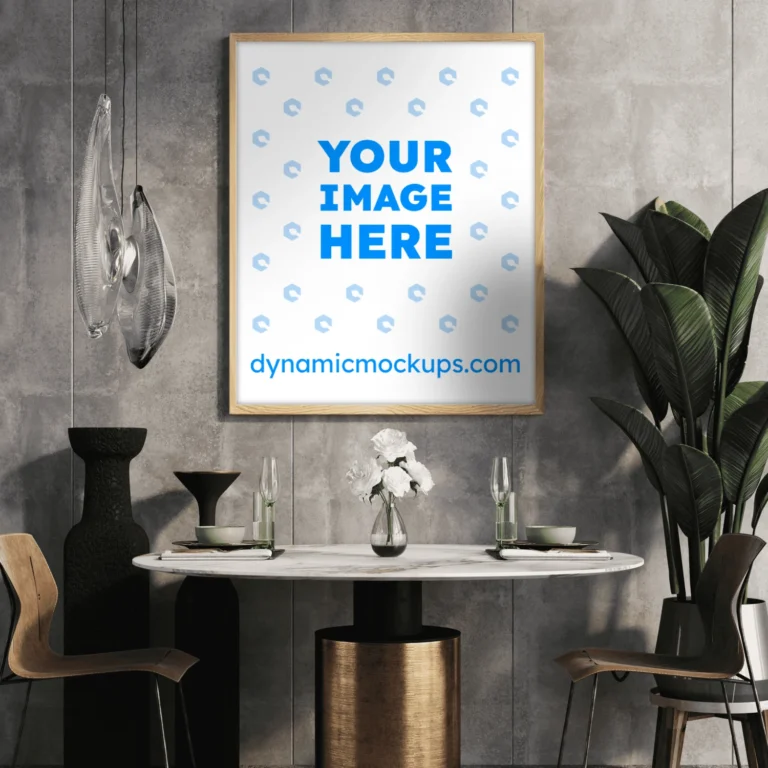 Interior Frame Wall Art Mockup Template