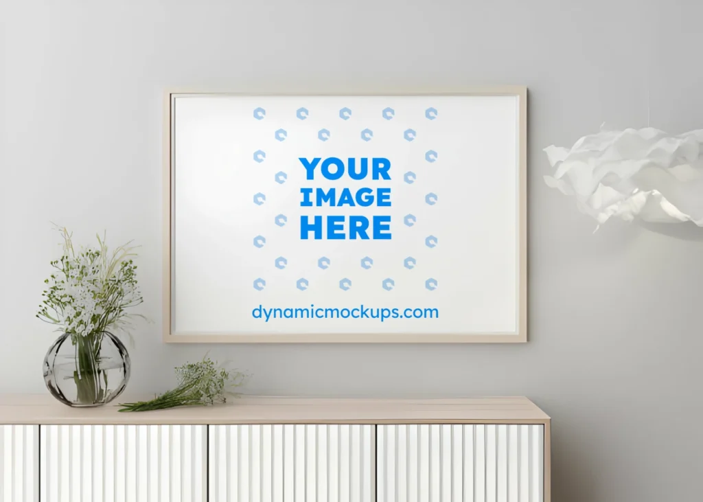 Interior Frame Wall Art Mockup Template