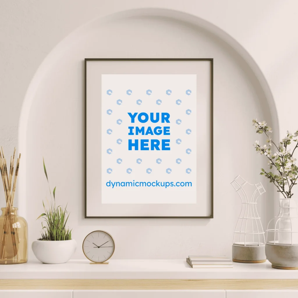 Interior Frame Wall Art Mockup Template