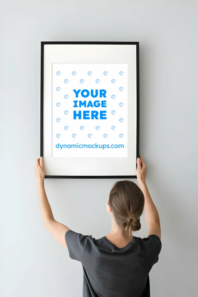 Interior Frame Wall Art Mockup Template