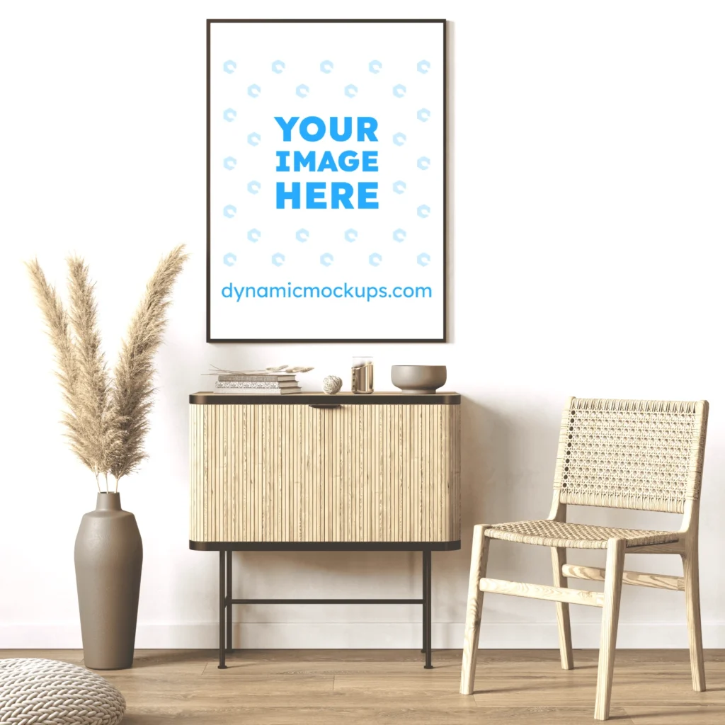 Interior Frame Wall Art Mockup Template