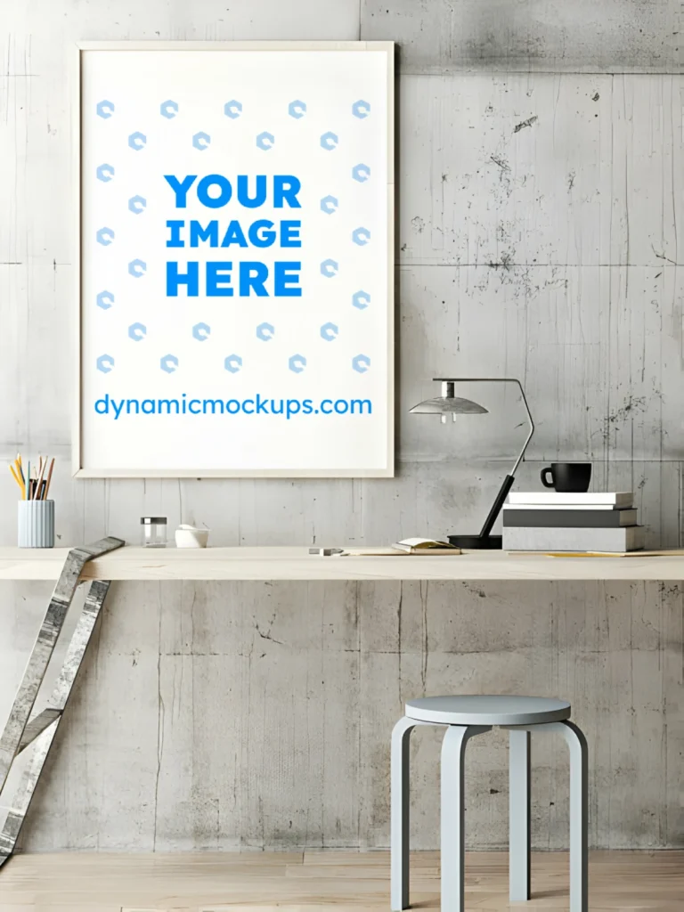 Interior Frame Wall Art Mockup Template