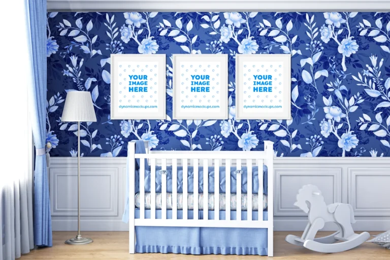 Nursery Frame Wall Art Gallery Mockup Template