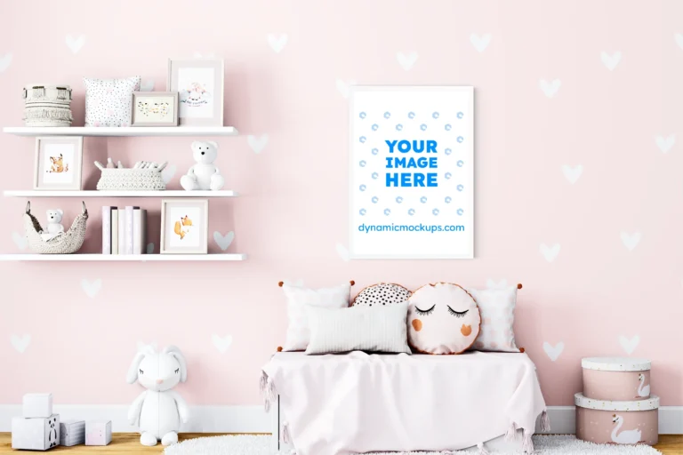 Nursery Frame Wall Art Mockup Template