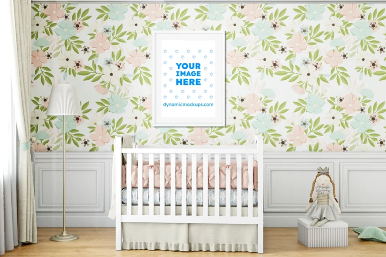 Nursery Frame Wall Art Mockup Template