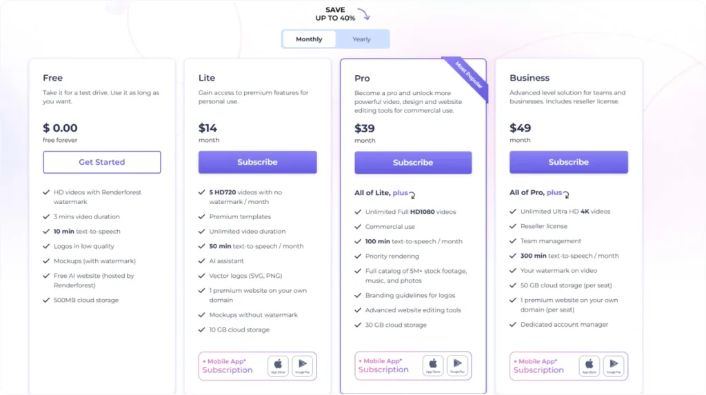 renderforest-pricing