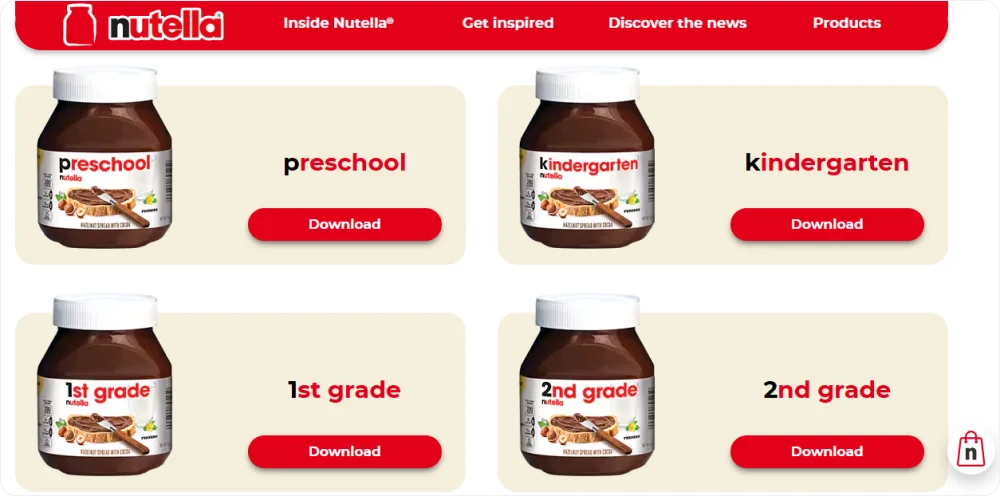 nutella-customization-example