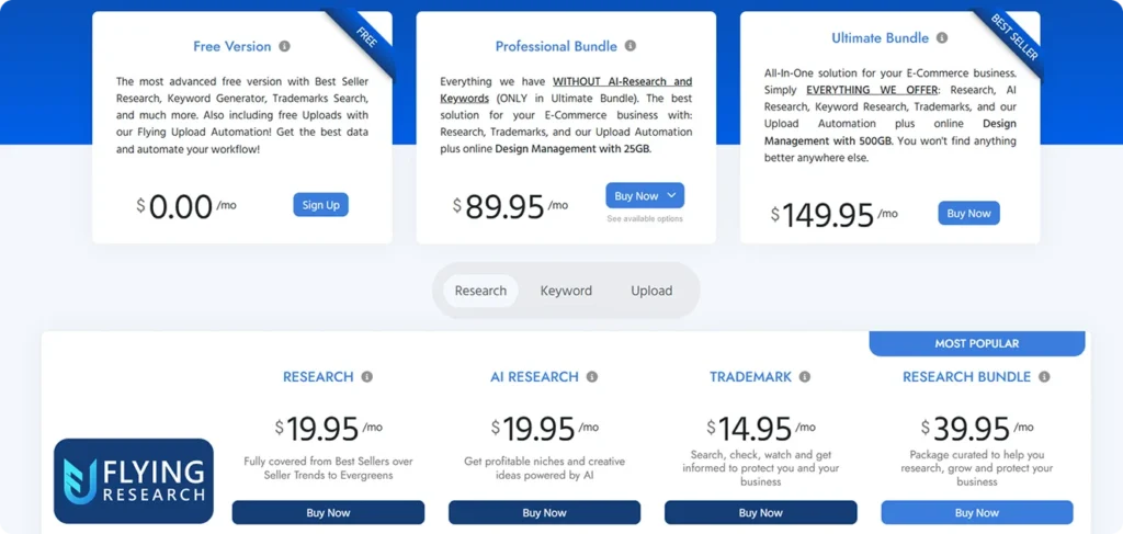 flying-research-pricing