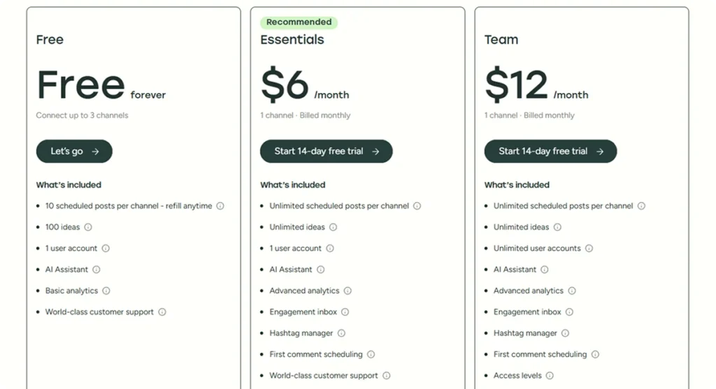 buffer-pricing