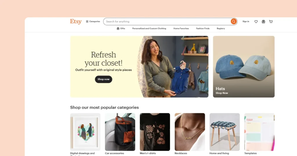 etsy-homepage