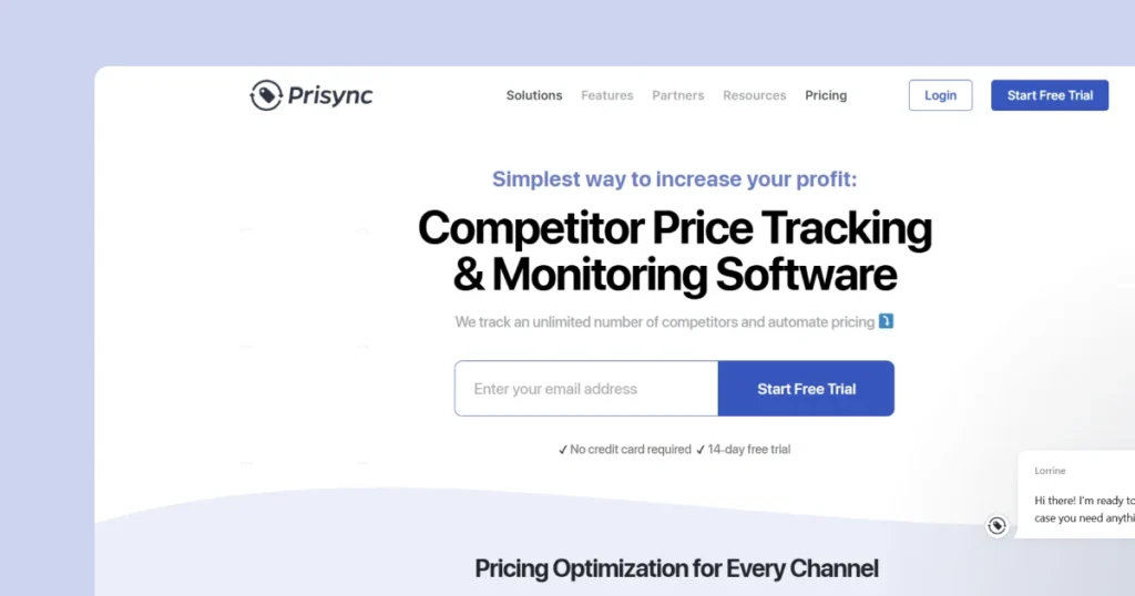 prisync-homepage