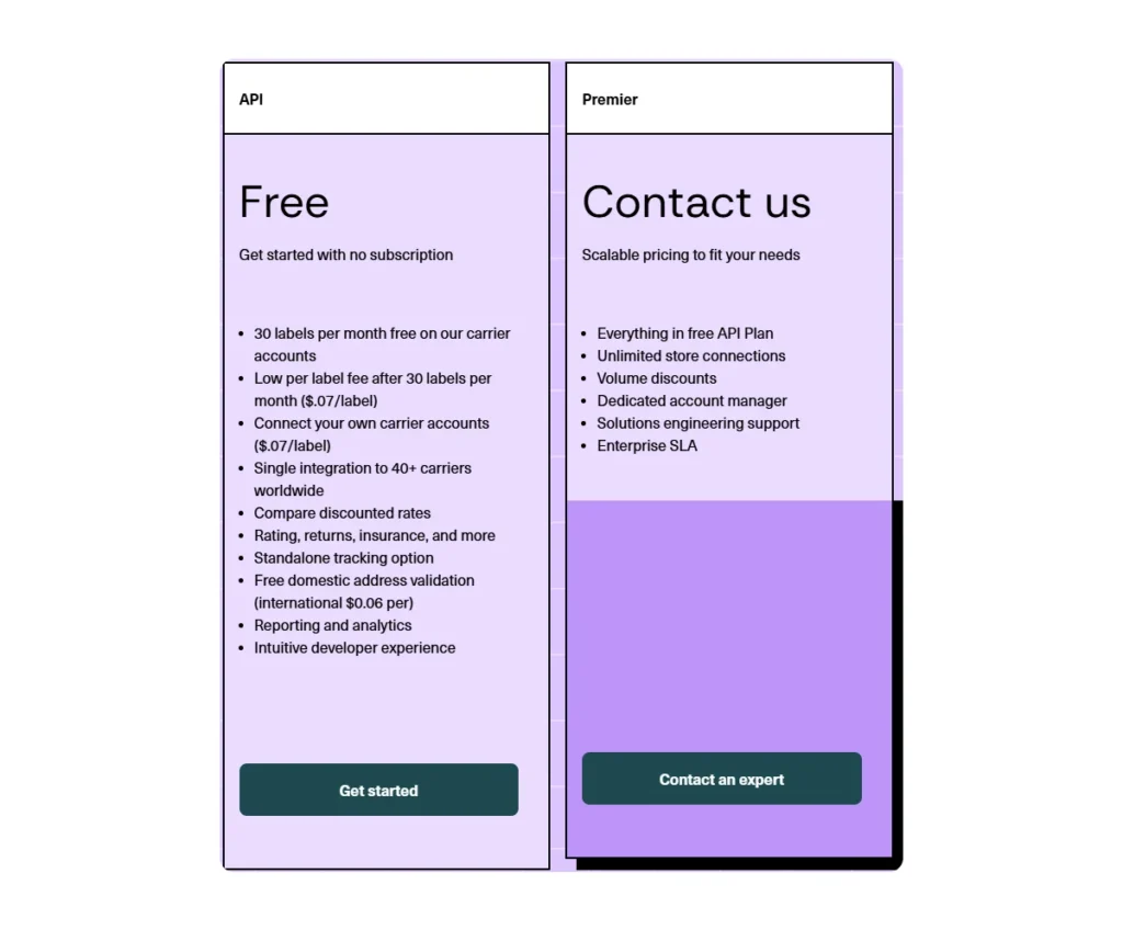 shippo-api-pricing