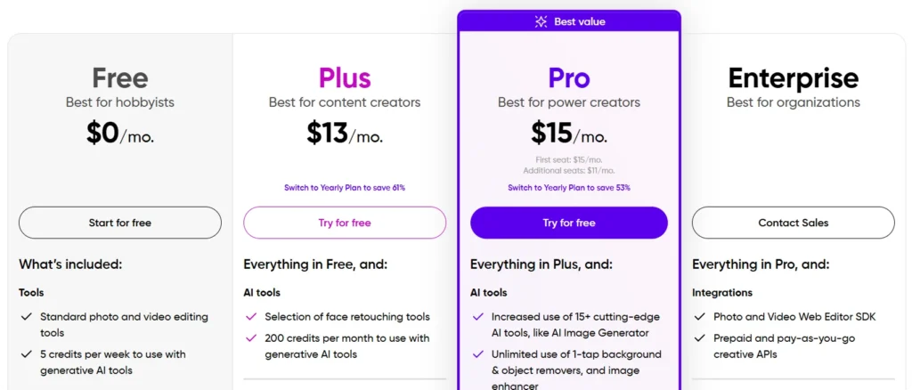 picsart-pricing