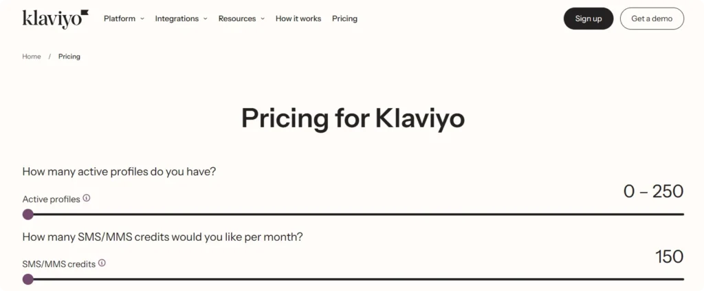 klaviyo-pricing