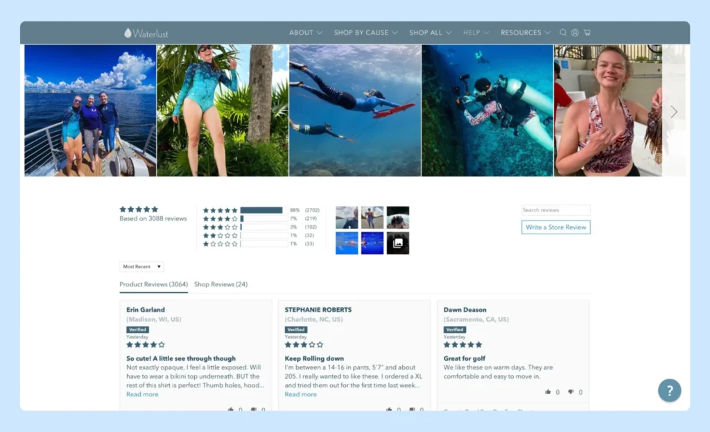 waterlust-page-example