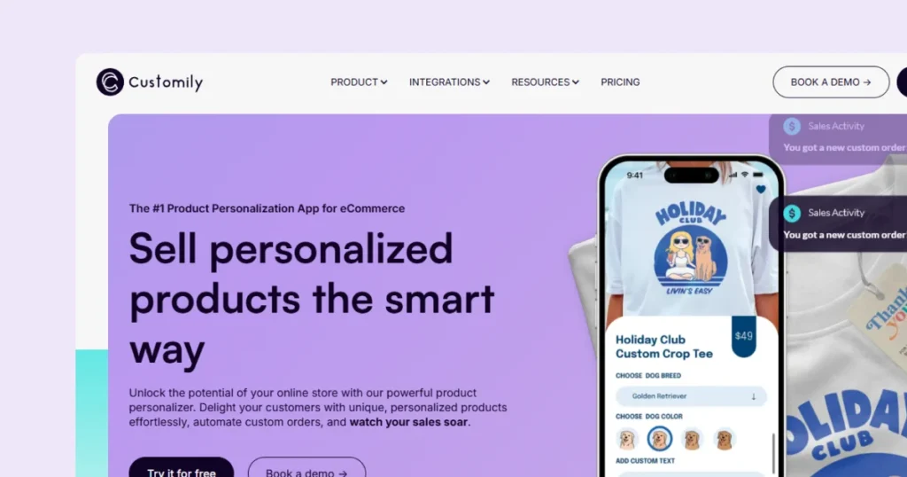 customily-homepage
