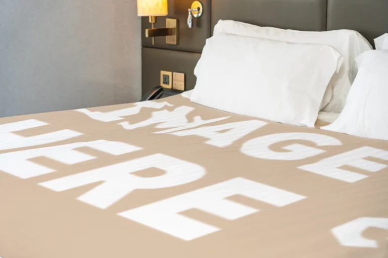 Beige Blanket Mockup Template