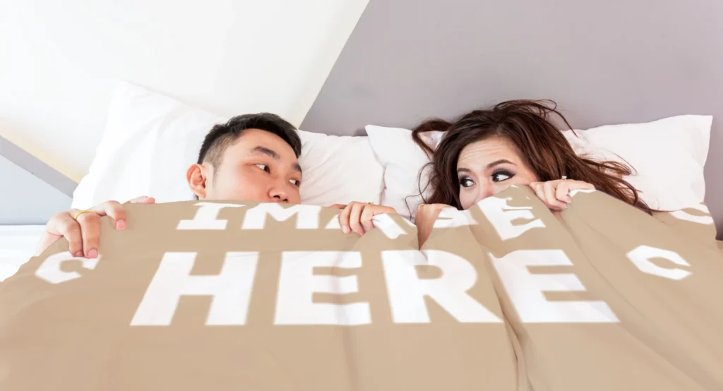 Beige Blanket Mockup Template