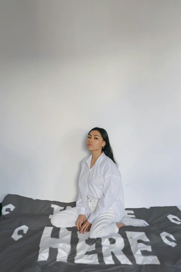Dark Gray Blanket Mockup Template