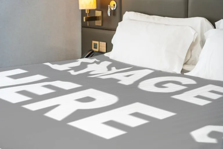 Gray Blanket Mockup Template