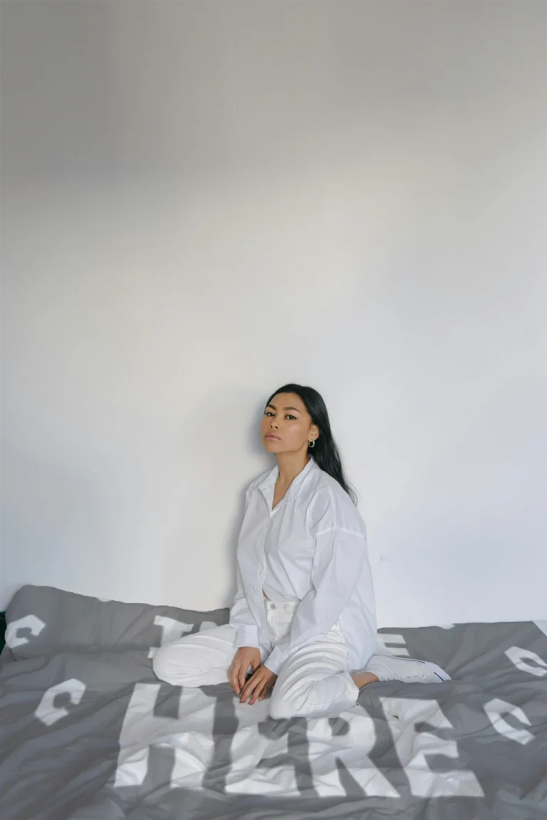 Gray Blanket Mockup Template