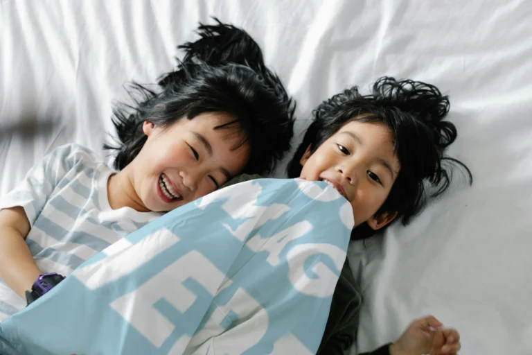 Light Blue Blanket Mockup Template