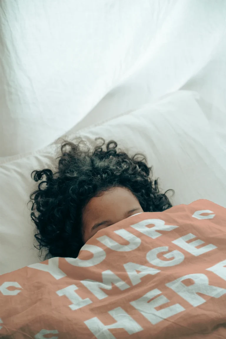 Peach Blanket Mockup Template