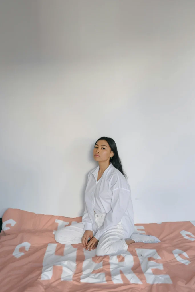 Peach Blanket Mockup Template