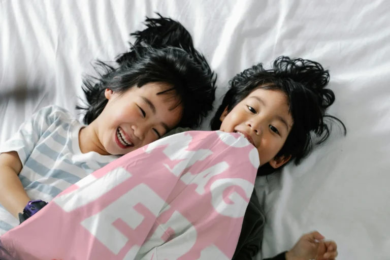 Pink Blanket Mockup Template