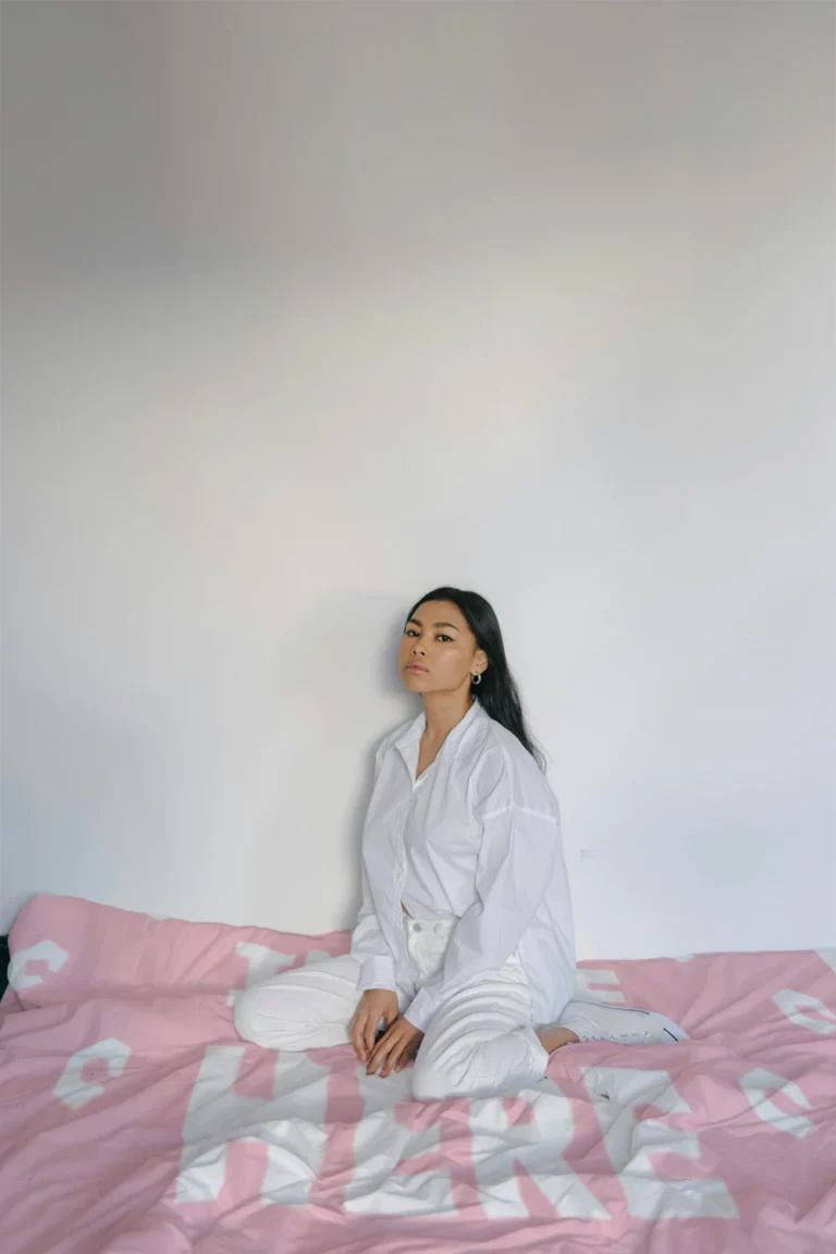 Pink Blanket Mockup Template