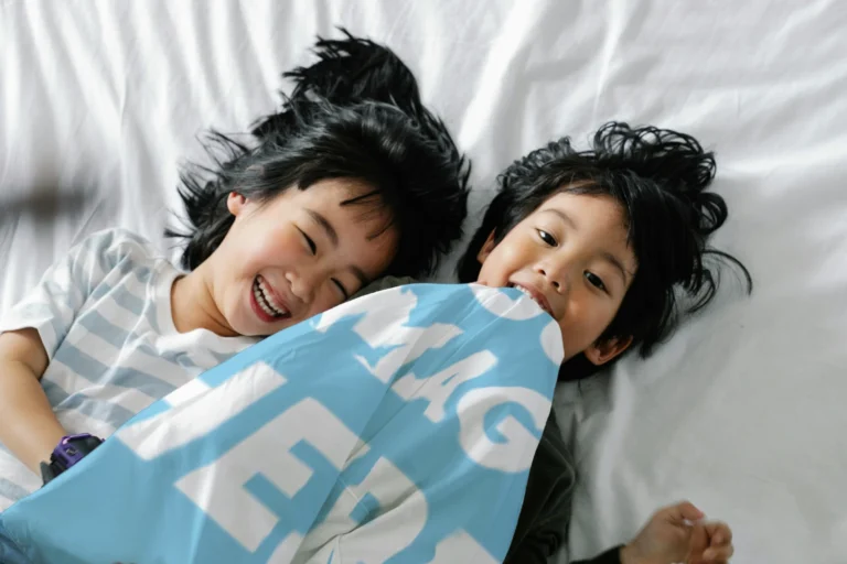 Sky Blue Blanket Mockup Template