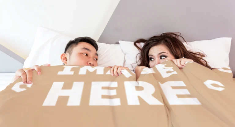 Tan Blanket Mockup Template