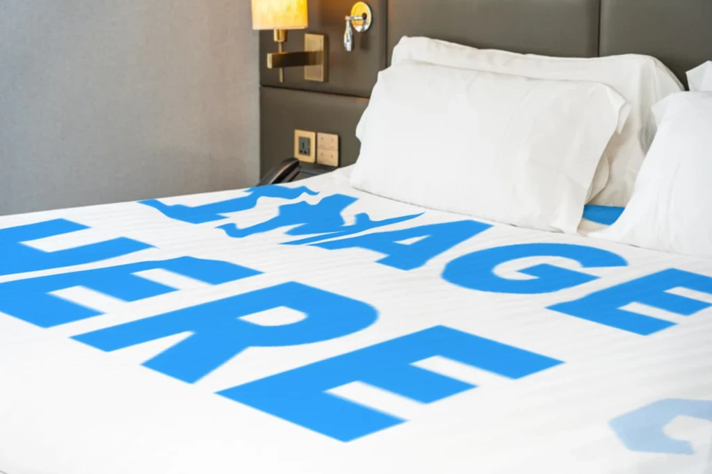 White Blanket Mockup Template