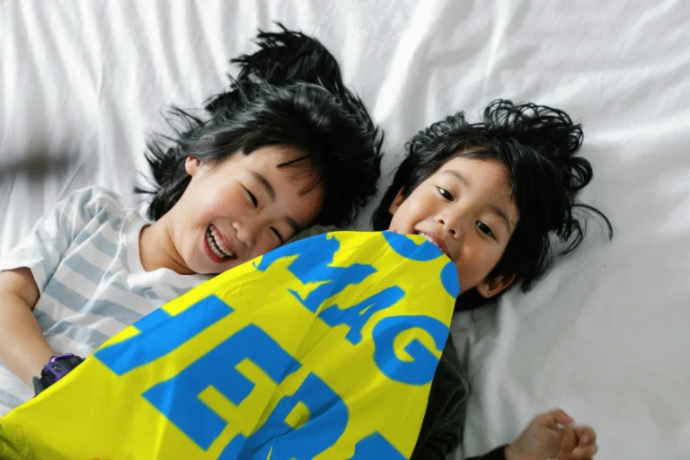 Yellow Blanket Mockup Template