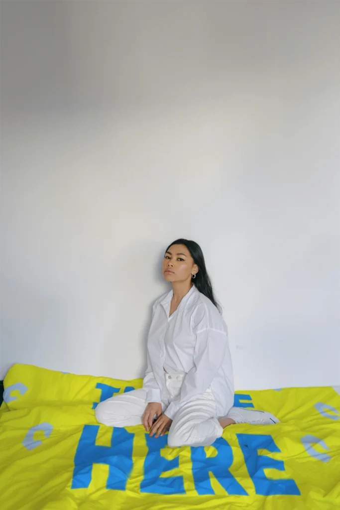 Yellow Blanket Mockup Template