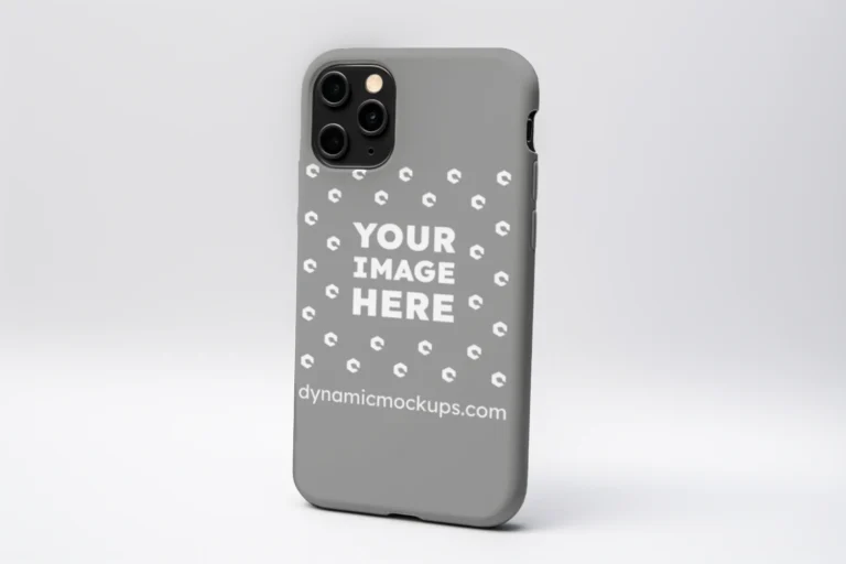 iPhone Gray Phone Case Mockup Template