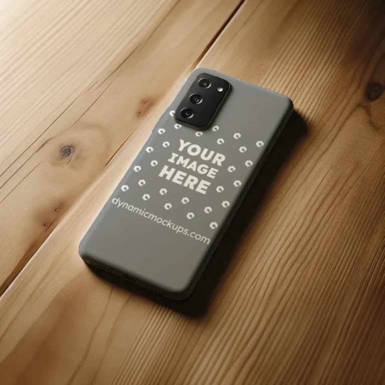 Samsung Gray Phone Case Mockup Template