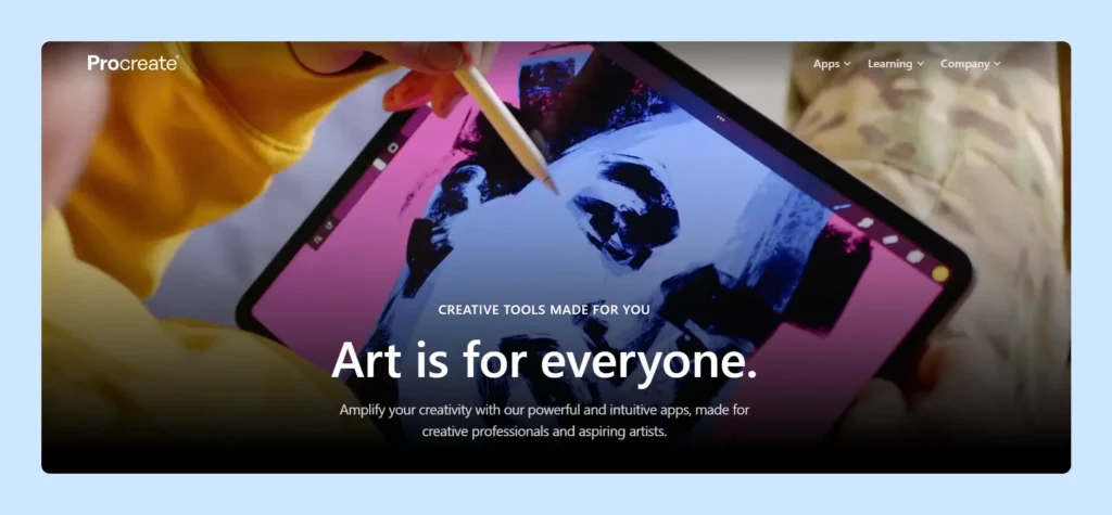 procreate-homepage