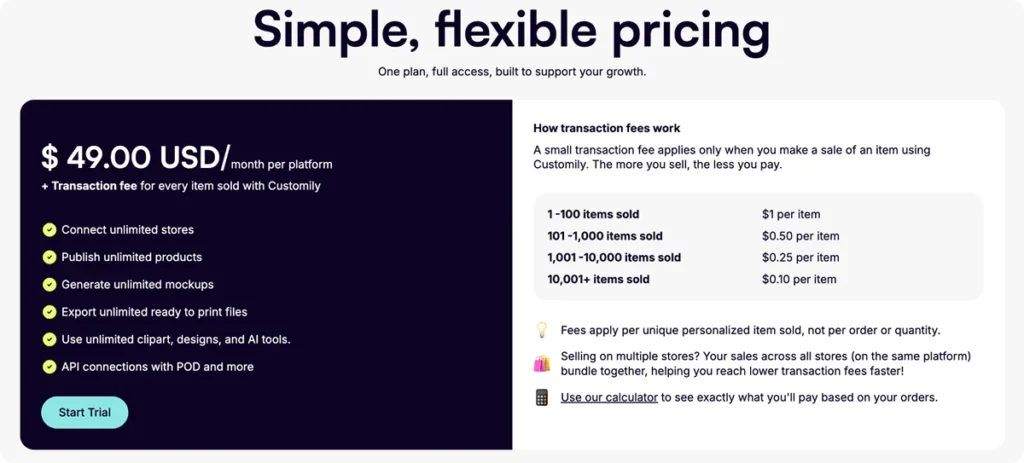 customily-pricing