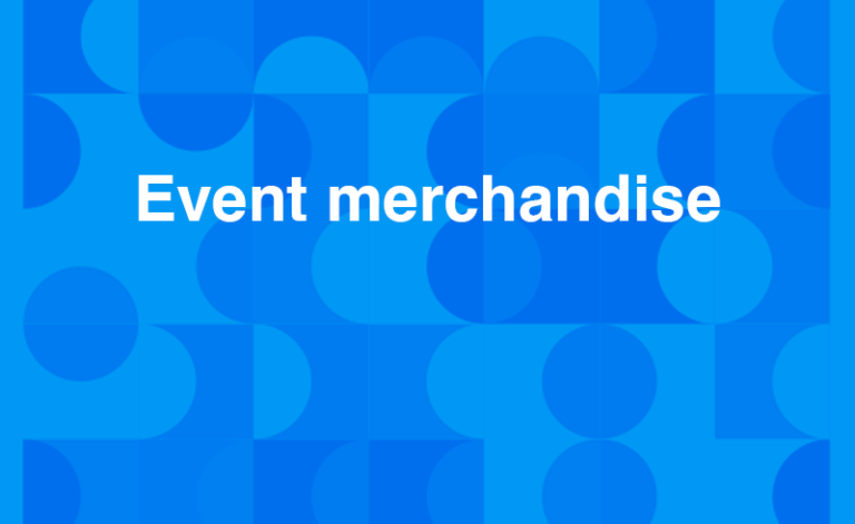 Event merchandise