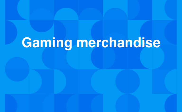 Gaming merchandise