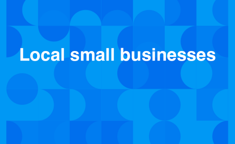Local small businesses