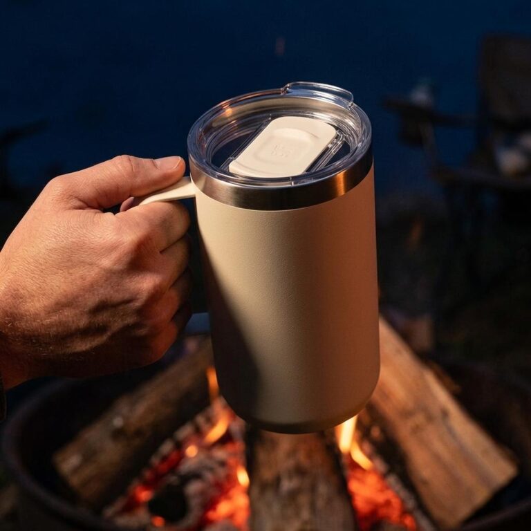 Campfire Night Camp Mug Mockup - Free for POD and Etsy