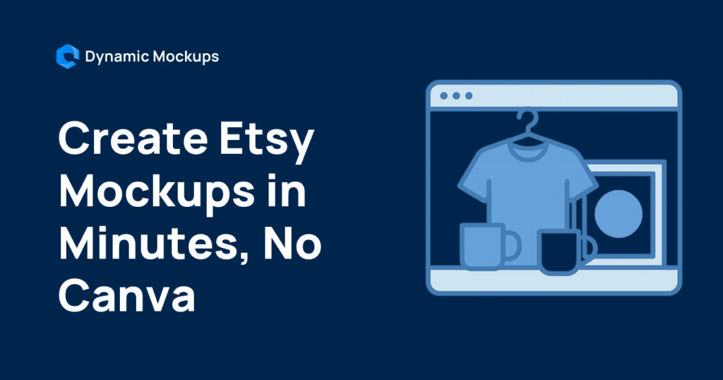 How to Create Mockups for Etsy in Minutes [No Photoshop or Canva]